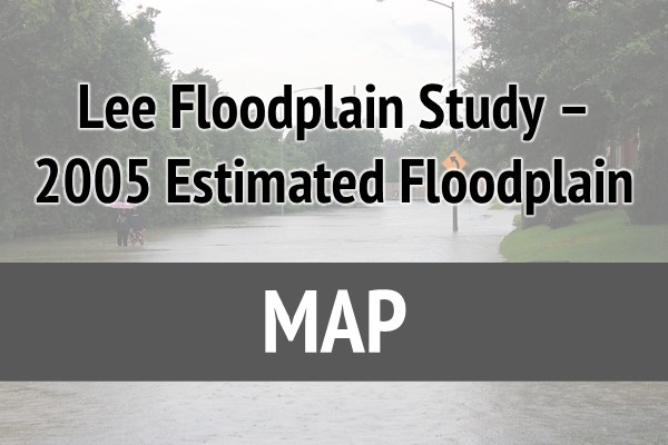 Thumbnail for the Lee Floodplain Study 2005 Estimated Floodplain map