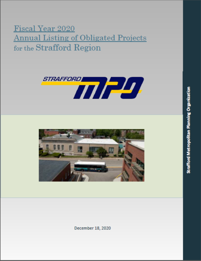 Cover of Annual Listing of Obligated Projects 2020