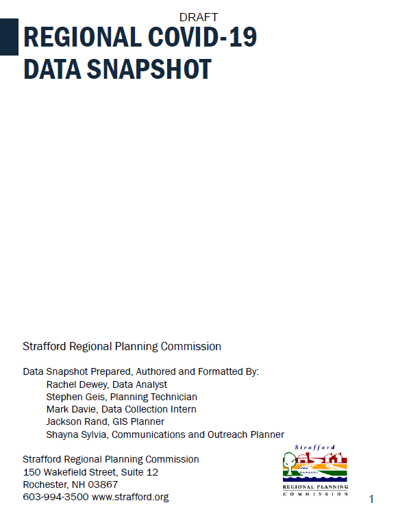 Cover of Regional COVID Data Snapshot - May 2021