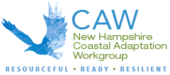 NH CAW logo featuring a bird with its wings spread