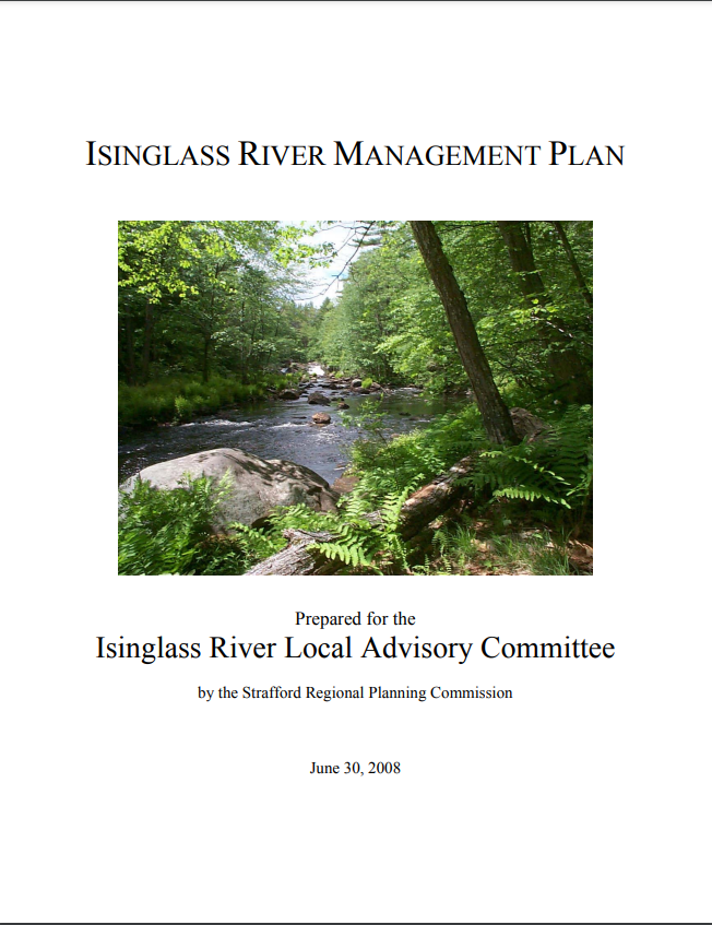 Cover of Isinglass River Managment Plan 2008