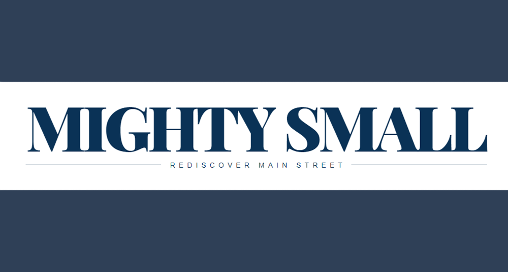 Logo for Mighty Small with the caption