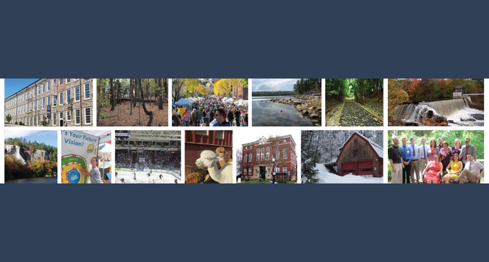 Collection of regional photos used on the regional master plan cover