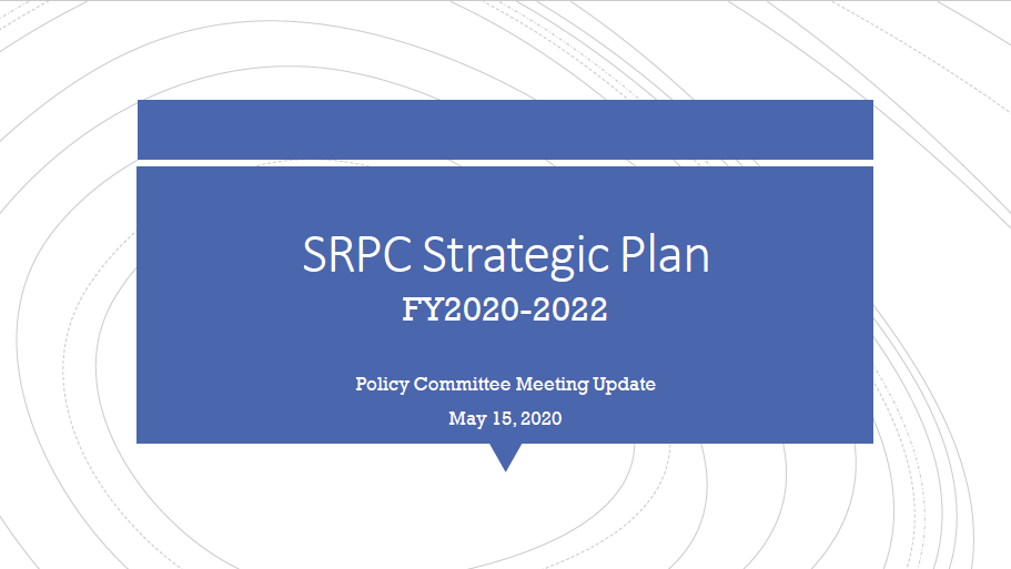 Cover of the SRPC Strategic Plan Update