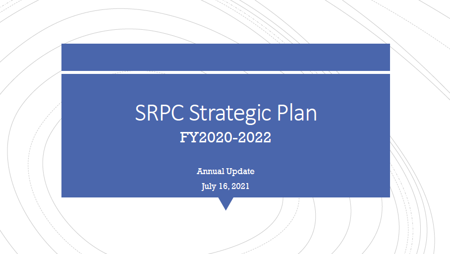 Cover of SRPC 2021 Strategic Plan